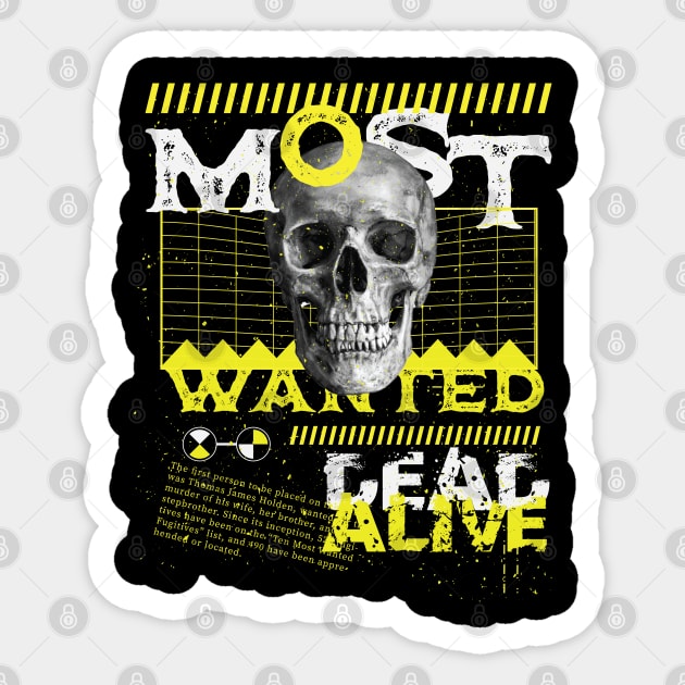 Most Wanted Radioaktiv Sticker by RadioaktivShop